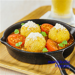 Arancini Four Cheese 1kg 40pc Hermans