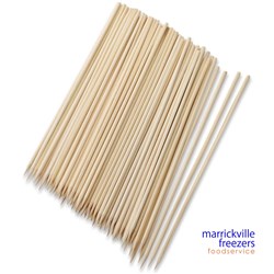 BAMBOO SKEWERS 25cm X 4mm 100pc