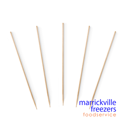 BAMBOO SKEWERS 25CM x 4MM - 500pc