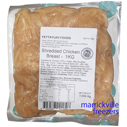 Chicken Breast Shredded 1kg Fettayleh