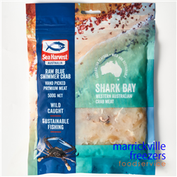Crab Blue Swimmer Shark Bay 500gr Sea Harvest