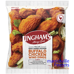 Chicken BBQ Chinese Buffalo Wings 5kg INGHAM