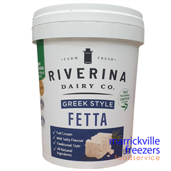 Cheese Fetta Full Fat in brine 13kg RIVERINA