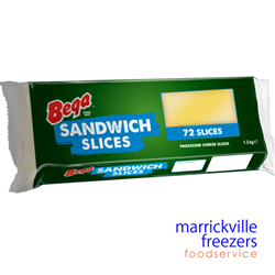Cheese Bega Sandwich Slices (72) 1.5kg