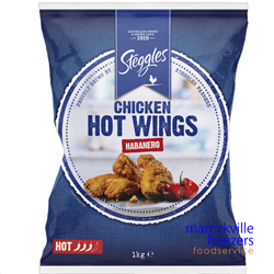 Chicken Wing Nibbles HABANERO 6x1kg Steggles