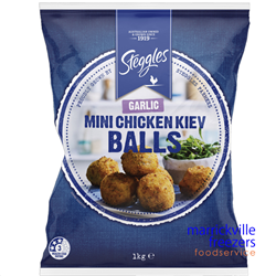 Chicken Kiev Garlic Balls Steggles 1kg