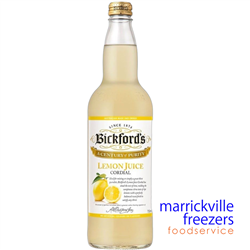 Cordial Lemon Juice 12x750ml Bickfords