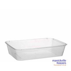 CONTAINER PLASTIC RECT 500ML  50