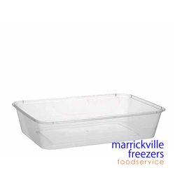 Container Plastic Rectangular 500ml  50pc
