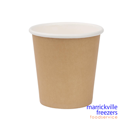 Cups Paper Coffee Brown Single Wall 8oz 1000