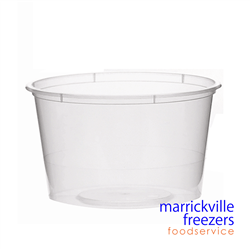 Container Plastic Round 540ml C20 50