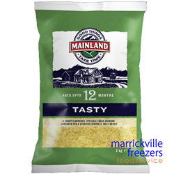Cheese Shredded/Grated Tasty 2KG Mainland