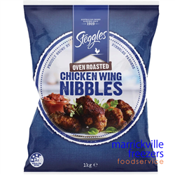 Chicken Wings Roasted 6x1kg 100pcs STEGGLES