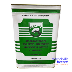 Fetta Bulgarian White Sheeps Milk Cheese 14kg 