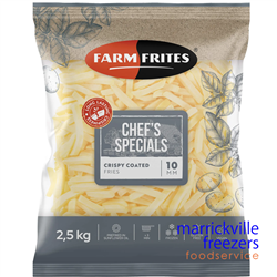 Farm Frites CRISPY COAT Straight Cut 10mm 4x2.5kg
