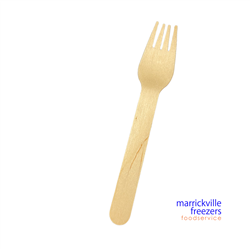 Fork Cutley Wooden 100pc 160mm Enviro Choice