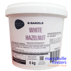 Hazelnut Spread White Bueno Style 6kg BAKELS