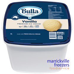 Ice Cream Vanilla Bulla 5lt