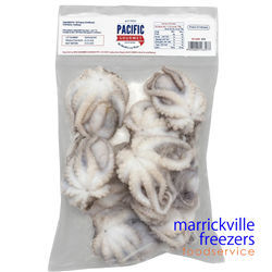 Octopus Baby 5/15 Whole Cleaned Flowered INDO 10x1kg Pacific Gourmet