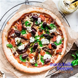 Pizza Base Thin 10" Sourdough 32x200gr Buvetti