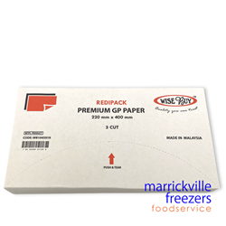 Paper Grease Proof 3CUT 220mm x 400mm RediPack