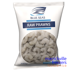Prawn Meat Raw Vannamei 26/30 700gr  Blue Seas