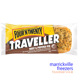 Pies Pepper Steak Traveller Four'N Twenty 24x160g