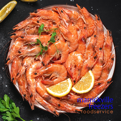 Prawns Whole Cooked Vannamei 10-15 5kg Allseas