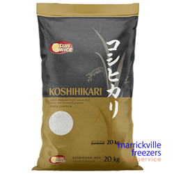 Rice Koshihikari Short Grain 20kg SunRice