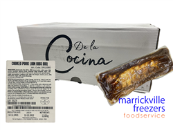 Ribs Loin Pork Cooked BBQ RW De La Cocina