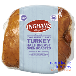 Oven Roasted Half Breast Turkey INGHAM Approx 2.5kg