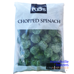 Spinach Chopped IQF 4x2.5kg KB 
