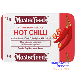 Sauce Chilli Portion Control Squeeze On 100X14g MasterFoods