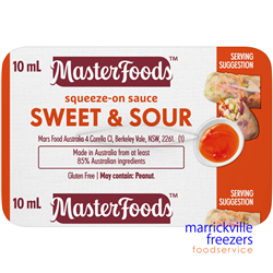 Sauce Sweet & Sour Portion Control Squeeze On 100X10ml MasterFoods