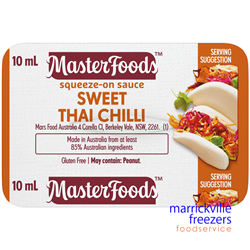 Sauce Sweet Thai Chilli Portion Control Squeeze On 100X10ml Masterfoods