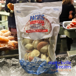 Scallops Roe On Premium 30/40 1kg Pacific Gourmet