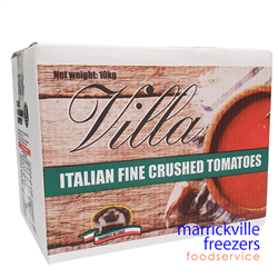 Tomatoes Crushed Italian 10kg BIB VILLA