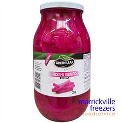 Turnips Pickled 3kg Green Leaf