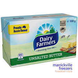 Butter Unsalted 12x500gr Dairy Farmers