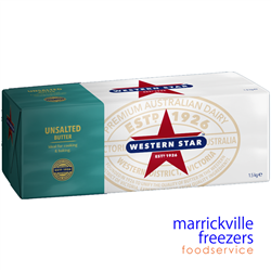 Butter Unsalted 8x1.5kg Western Star