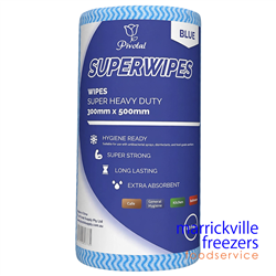 Wipes Heavy Duty Roll 80 wipes Blue Pivotal