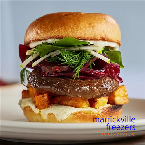 Burger Beef Gourmet 60x120gm Part Cooked Angel Bay