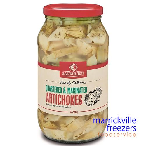 Artichoke Hearts Quartered & Marinated 1.9kg Sandhurst