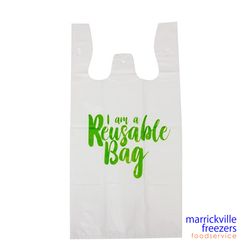Bags Plastic Reusable Medium 100