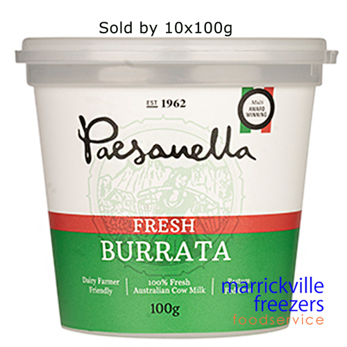 Burrata Cheese 10x100g Paesanella