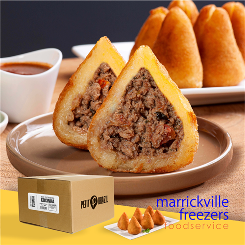 Coxinha Beef Kalamata Putanesca 150x31gr 4.7kg DELICIA