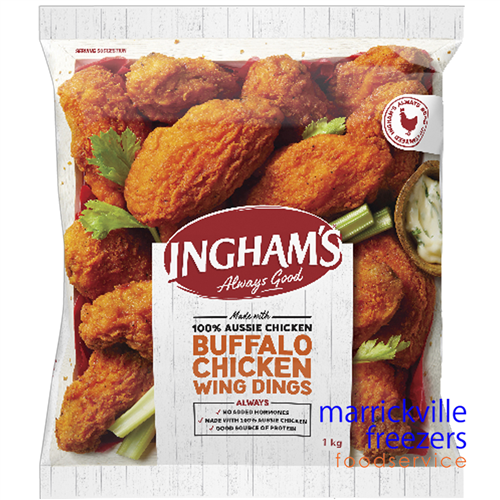 Chicken BBQ Chinese Buffalo Wings 5kg INGHAM