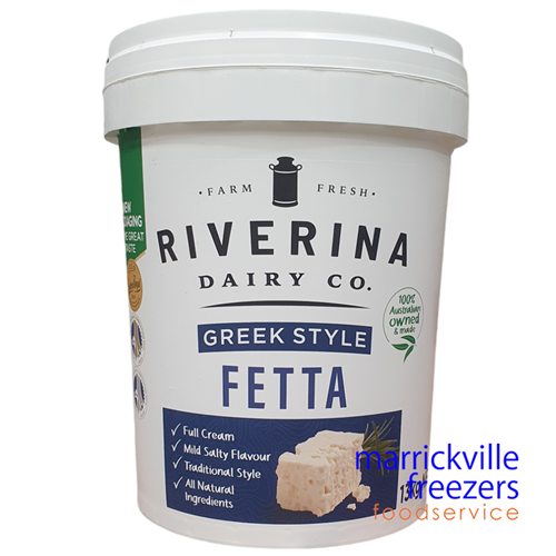 Cheese Fetta Full Fat in brine 13kg RIVERINA