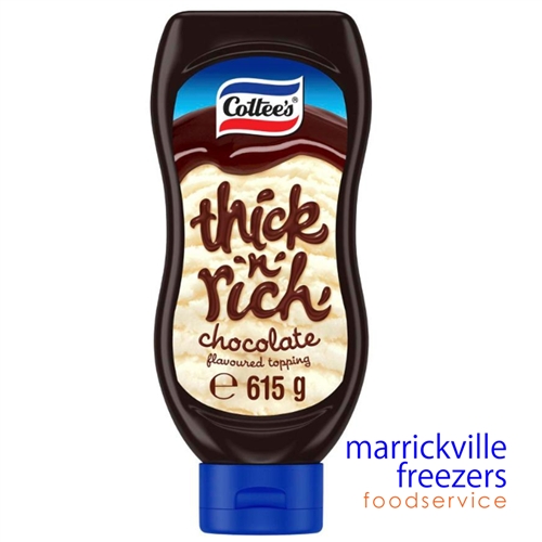 Chocolate Flavoured Topping Thick n Rich 8x615gr COTTEES