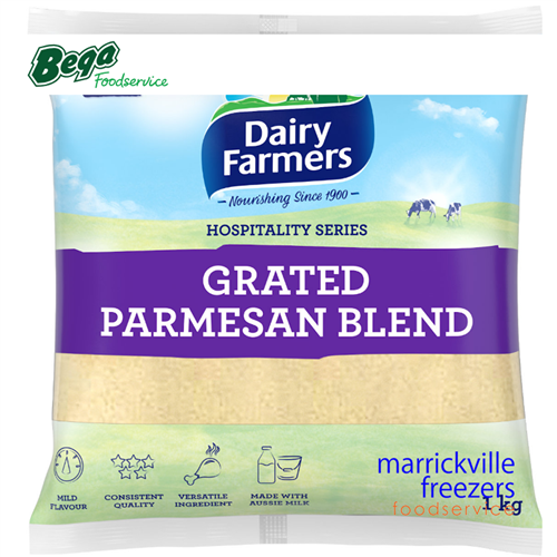 Cheese Grated Parmesan 1kg Dairy Farmers